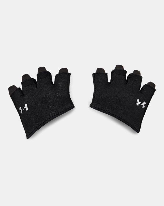 Women's UA Half Training Gloves, Black, pdpMainDesktop image number 0